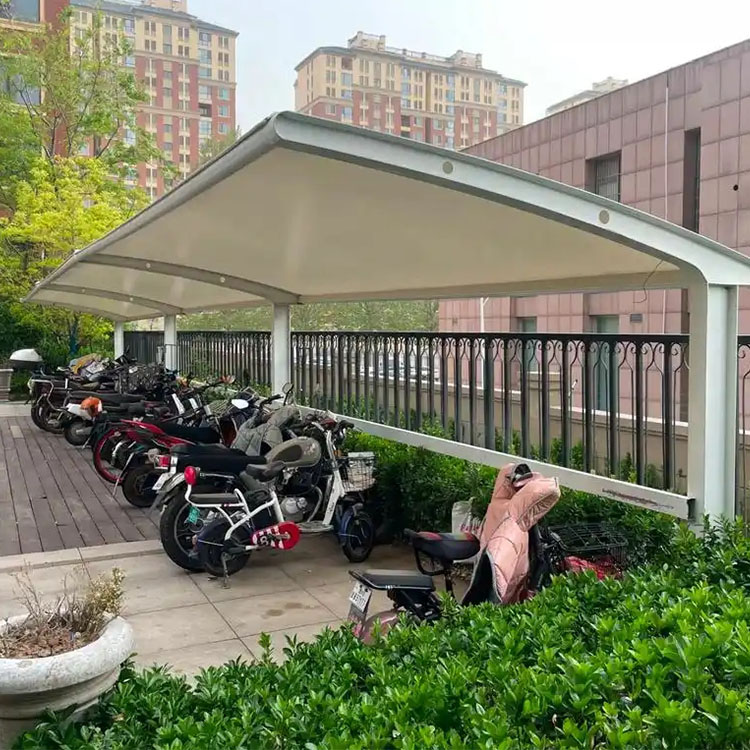 乐东膜结构电动车棚